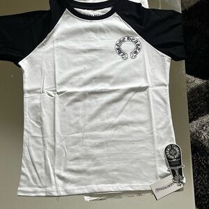 Chrome heart black and white long sleeve